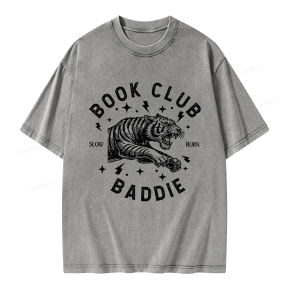 Pagewings Book Club Unisex Washed T-shirt