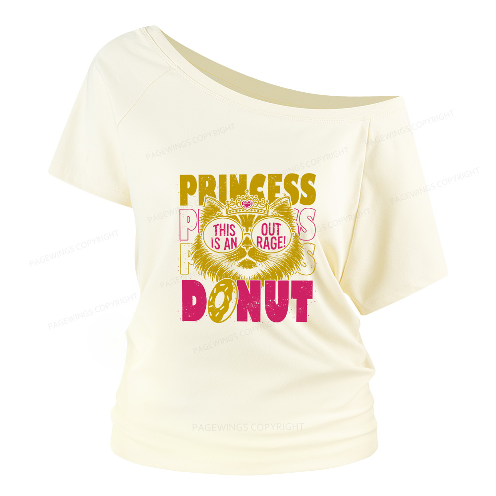 Pagewings This Is An Outrage Women Off Shoulder T-shirts