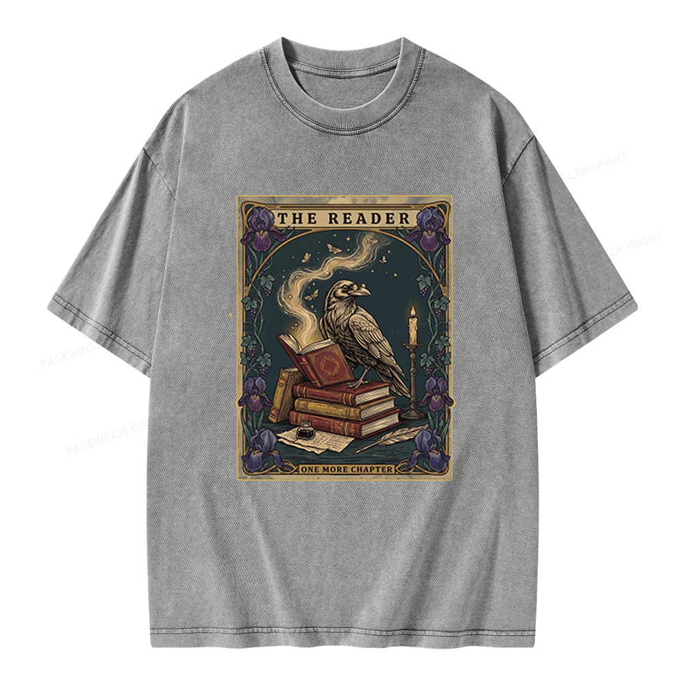 Pagewings One More Chapter Unisex Washed T-shirt