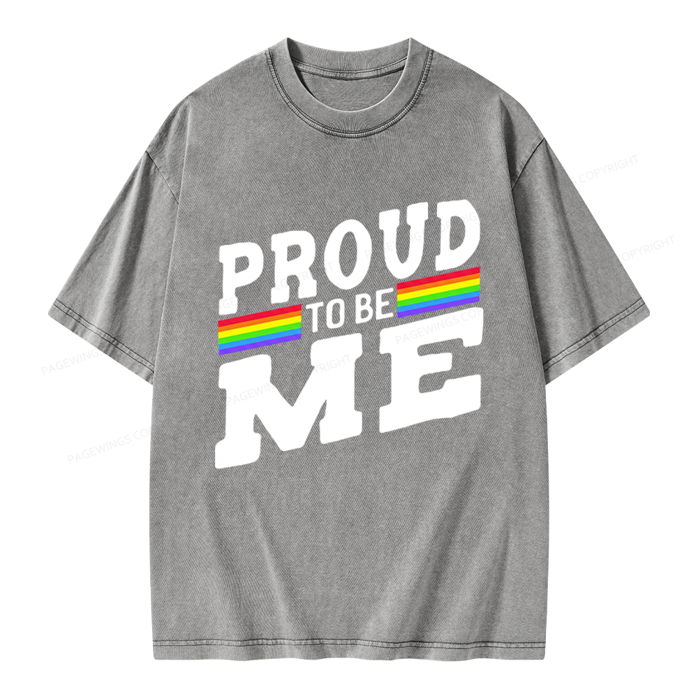 Pagewings Proud to Read Unisex Washed T-shirt