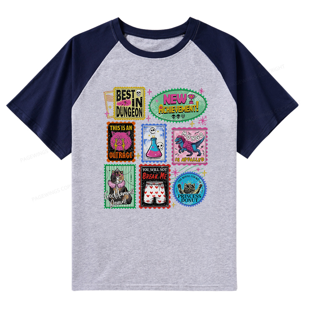 Pagewings Sci-Fi Book Lover Raglan T-shirt