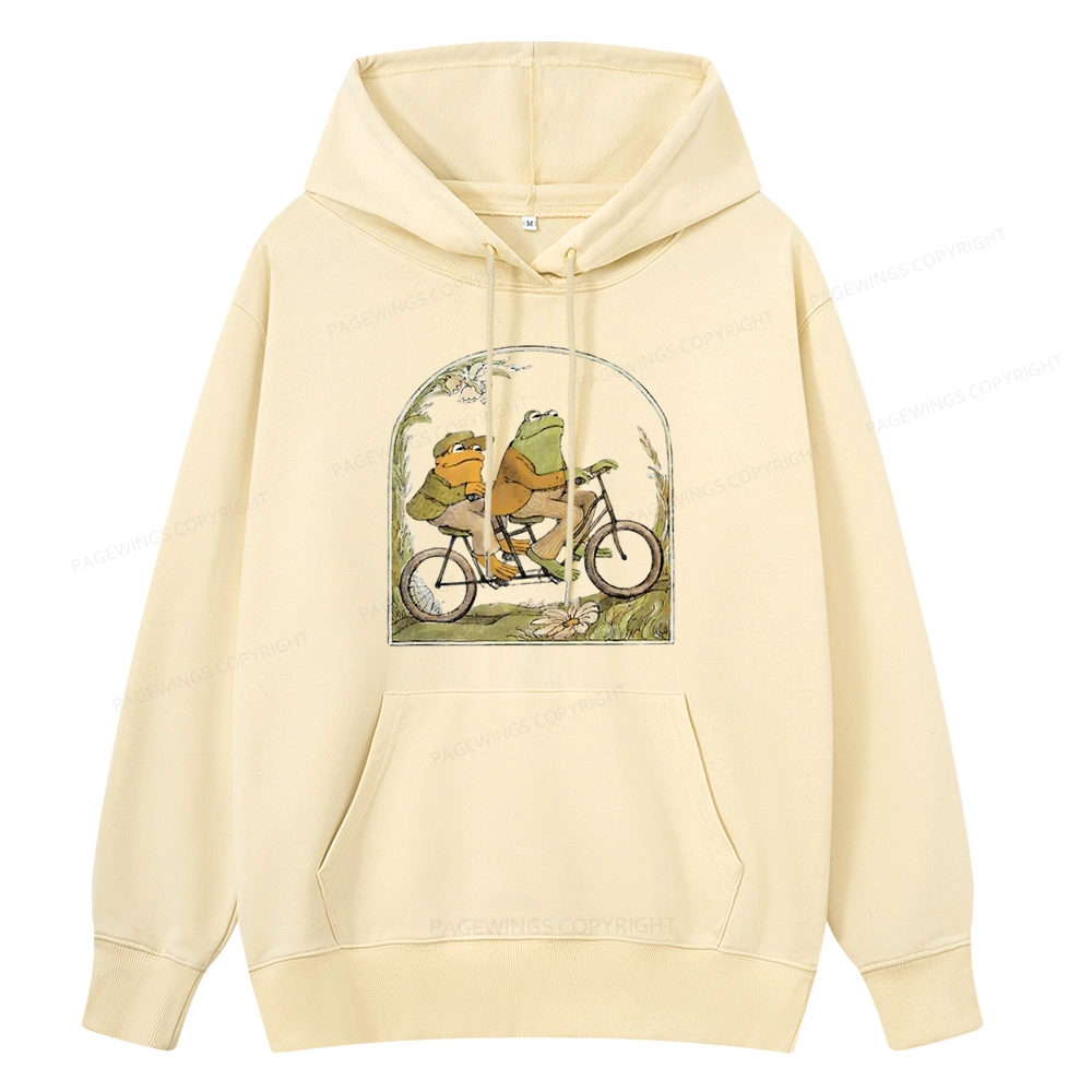 Pagewings Frog And Toad Book Vintage Unisex Classic Hoodie