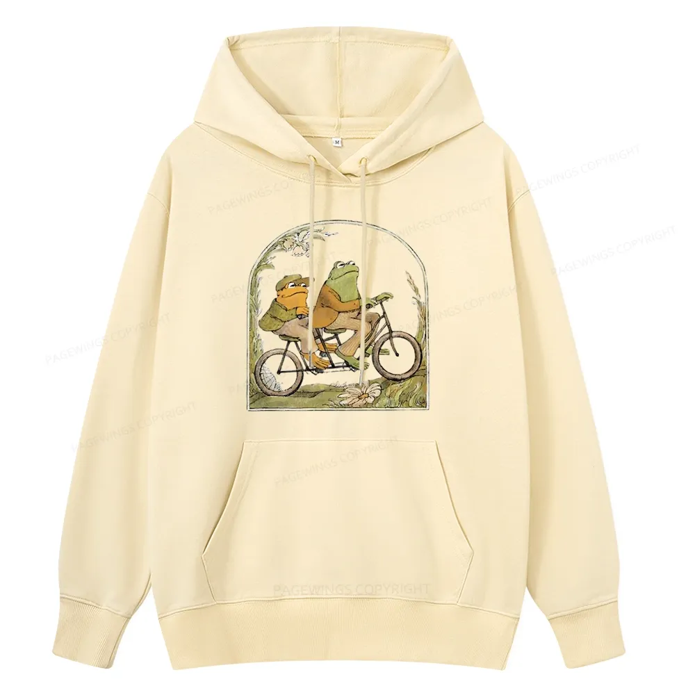 Pagewings Frog And Toad Book Vintage Unisex Classic Hoodie