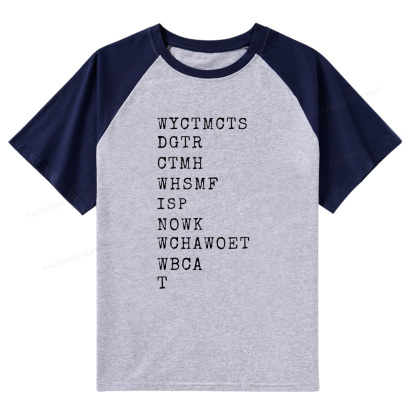 Pagewings Will You Come To My Cottage Raglan T-shirt