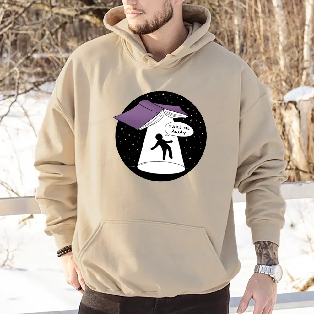 Pagewings Take Me Away Unisex Classic Hoodie