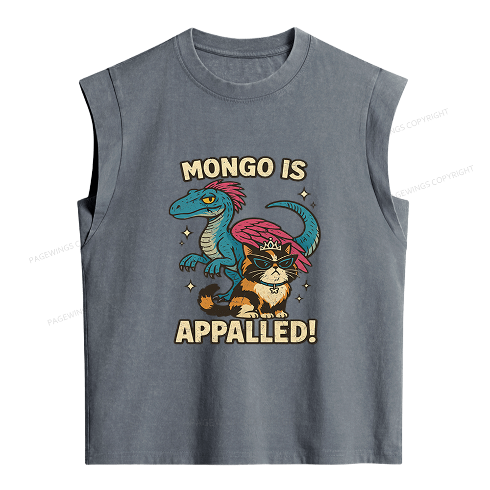 Pagewings Mongo Is Appalled Women's Washed Tank Top