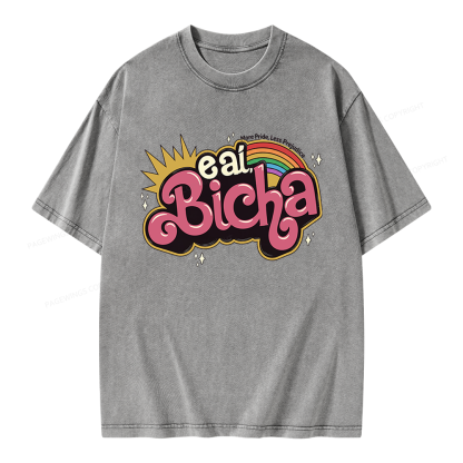 Pagewings More Pride Less Prejudice Unisex Washed T-shirt