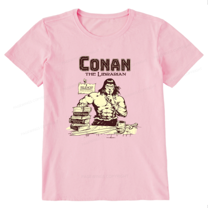 Pagewings Conan The Librarian Unisex Classic T-shirt