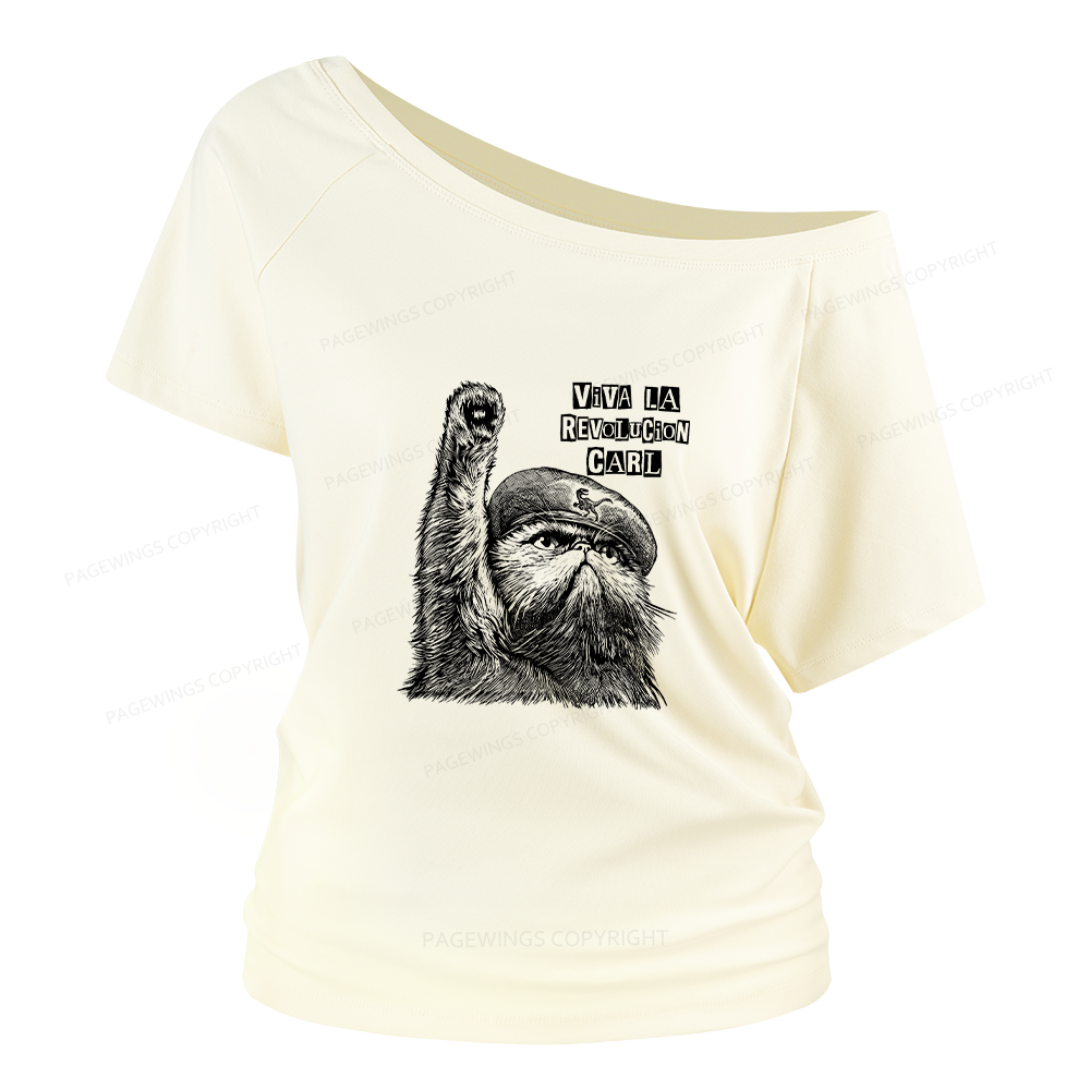 Pagewings Sci-Fi Book Lover Women Off Shoulder T-shirts