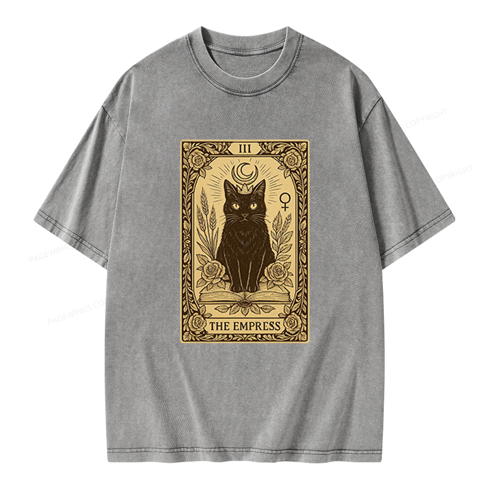 Pagewings The Empress Unisex Washed T-shirt