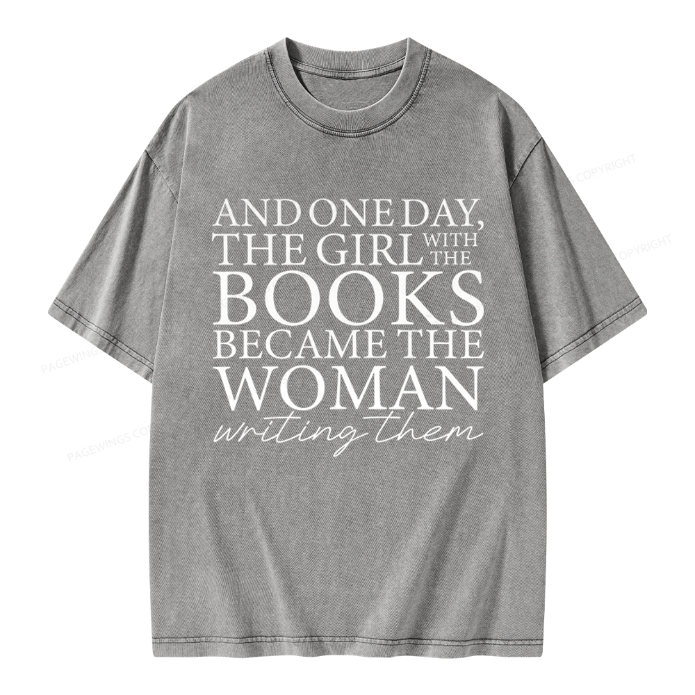 Pagewings Book Lover Unisex Washed T-shirt