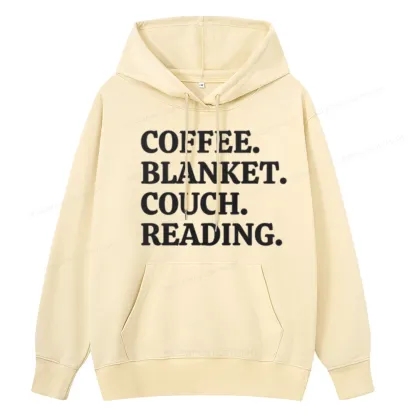 Pagewings Coffee Blanket Couch Reading Unisex Classic Hoodie