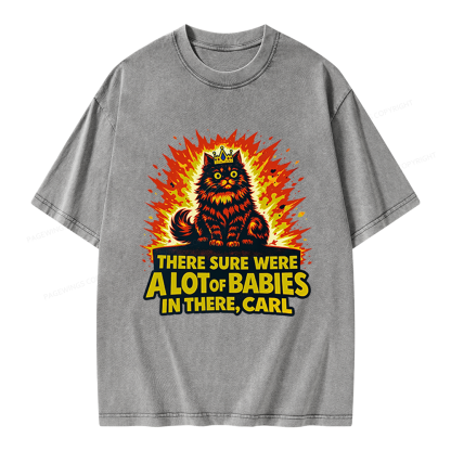 Pagewings A Lot Of Babies In There Unisex Washed T-shirt