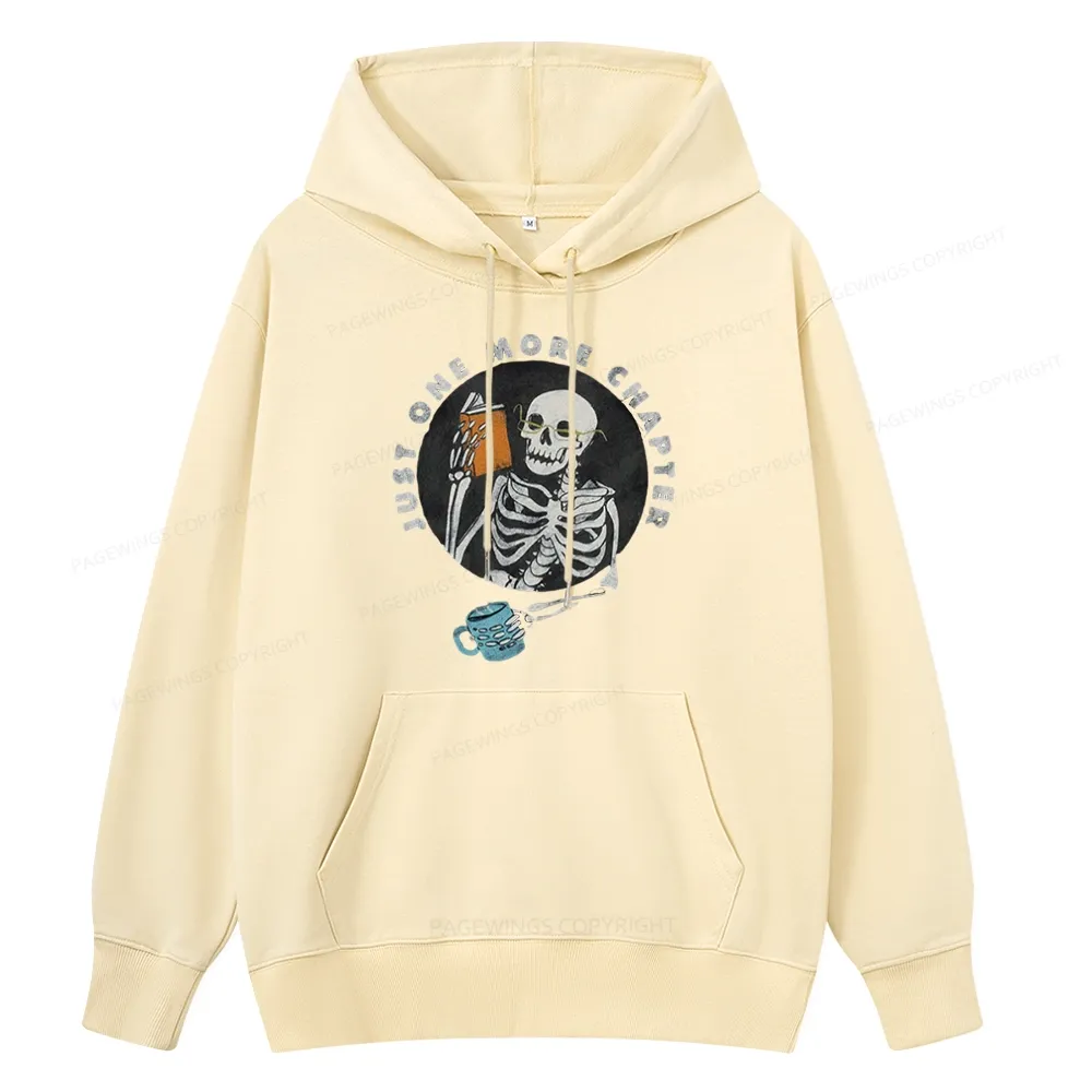 Pagewings Halloween Just One More Chapter Unisex Classic Hoodie