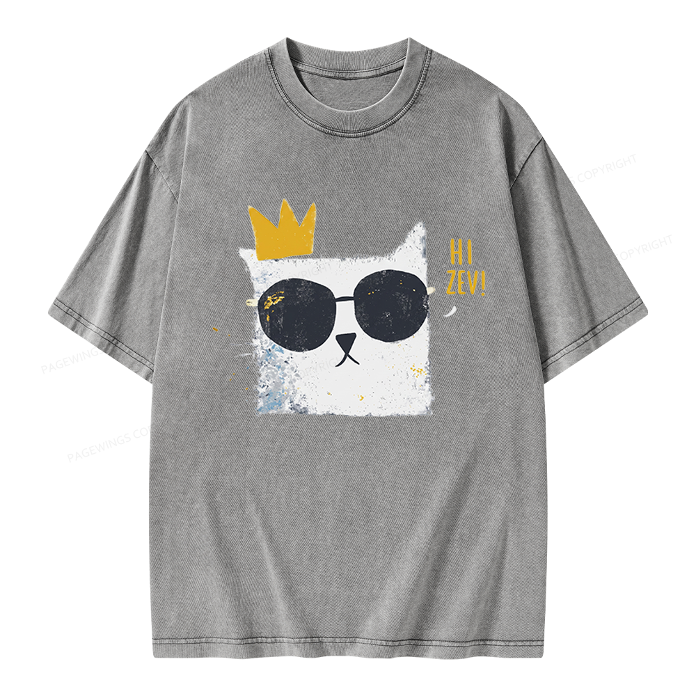 Pagewings Princess Donut Unisex Washed T-shirt