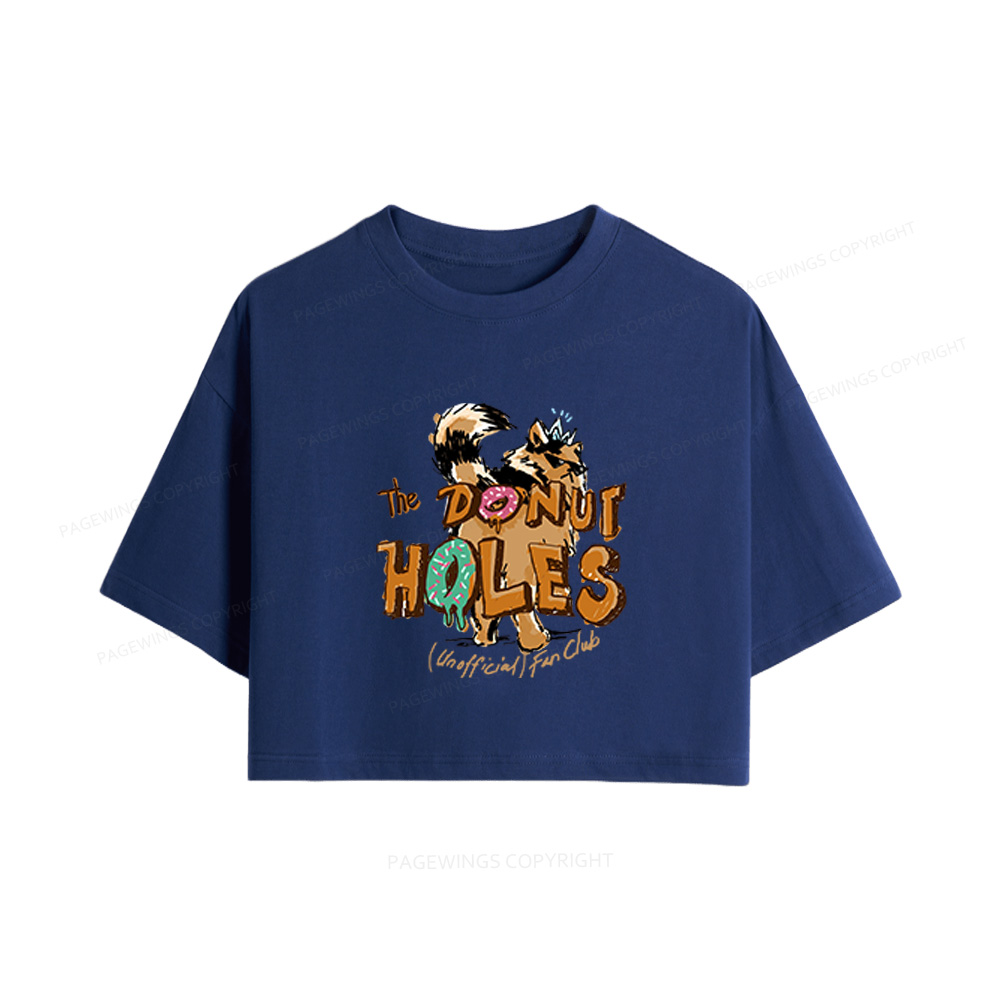 Pagewings Donut Holes Women Crop Tops