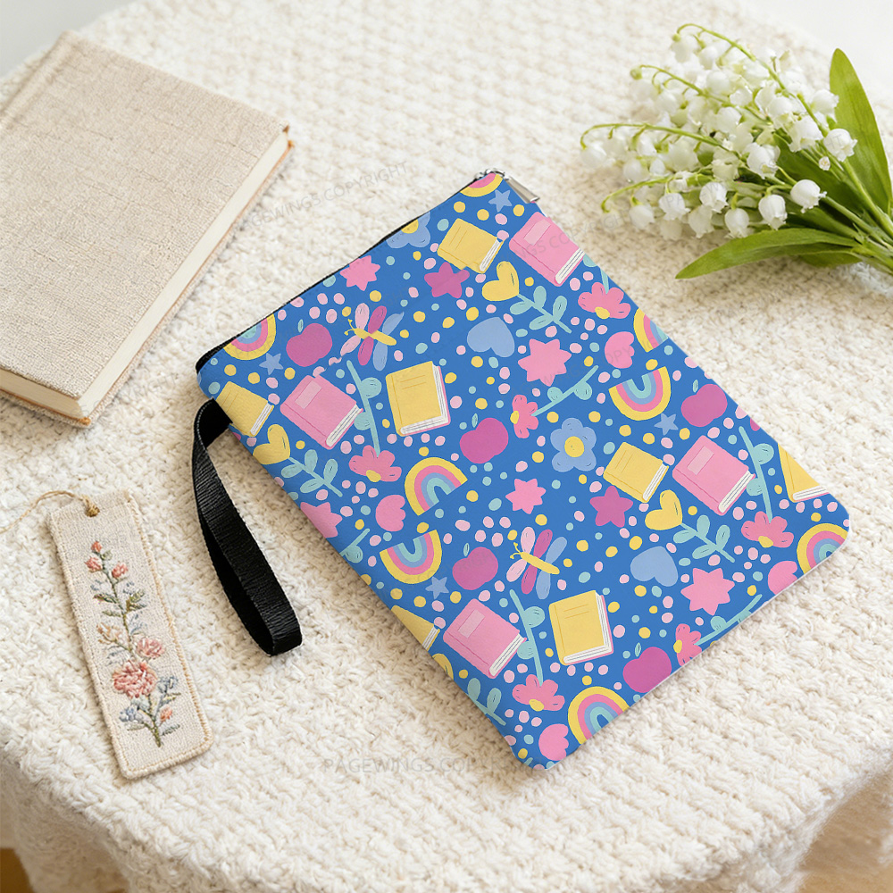 Pagewings Square Neck Floral Book Sleeve