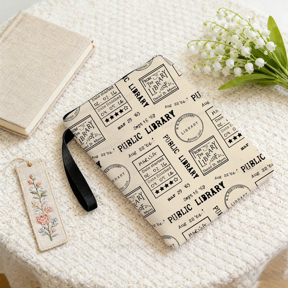 Pagewings Public Library Book Sleeve