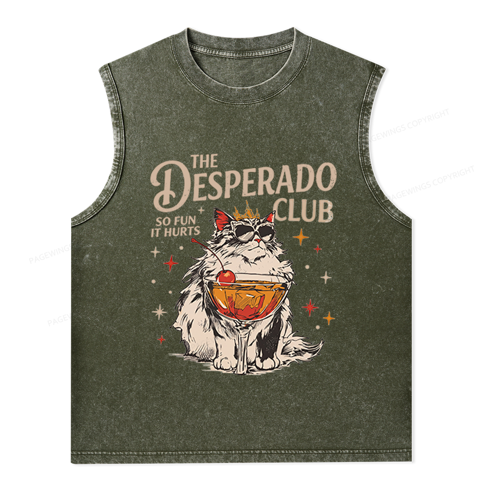 Pagewings Desperado Club Unisex Washed Tank Top