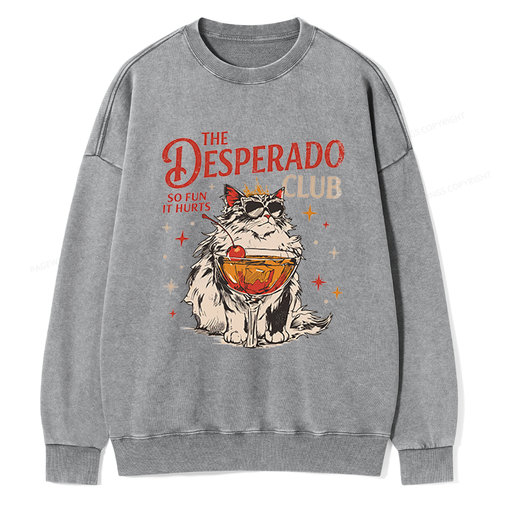 Pagewings Desperado Club Unisex Washed Sweatshirt