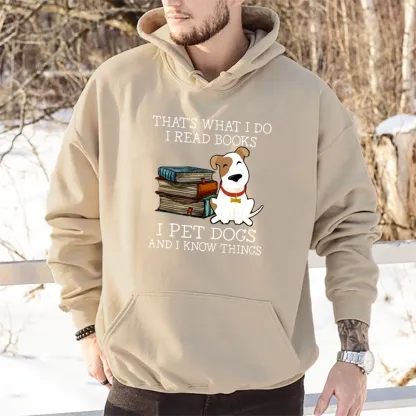 Pagewings That is What I Do I Read Books I Pet Dogs Unisex Classic Hoodie
