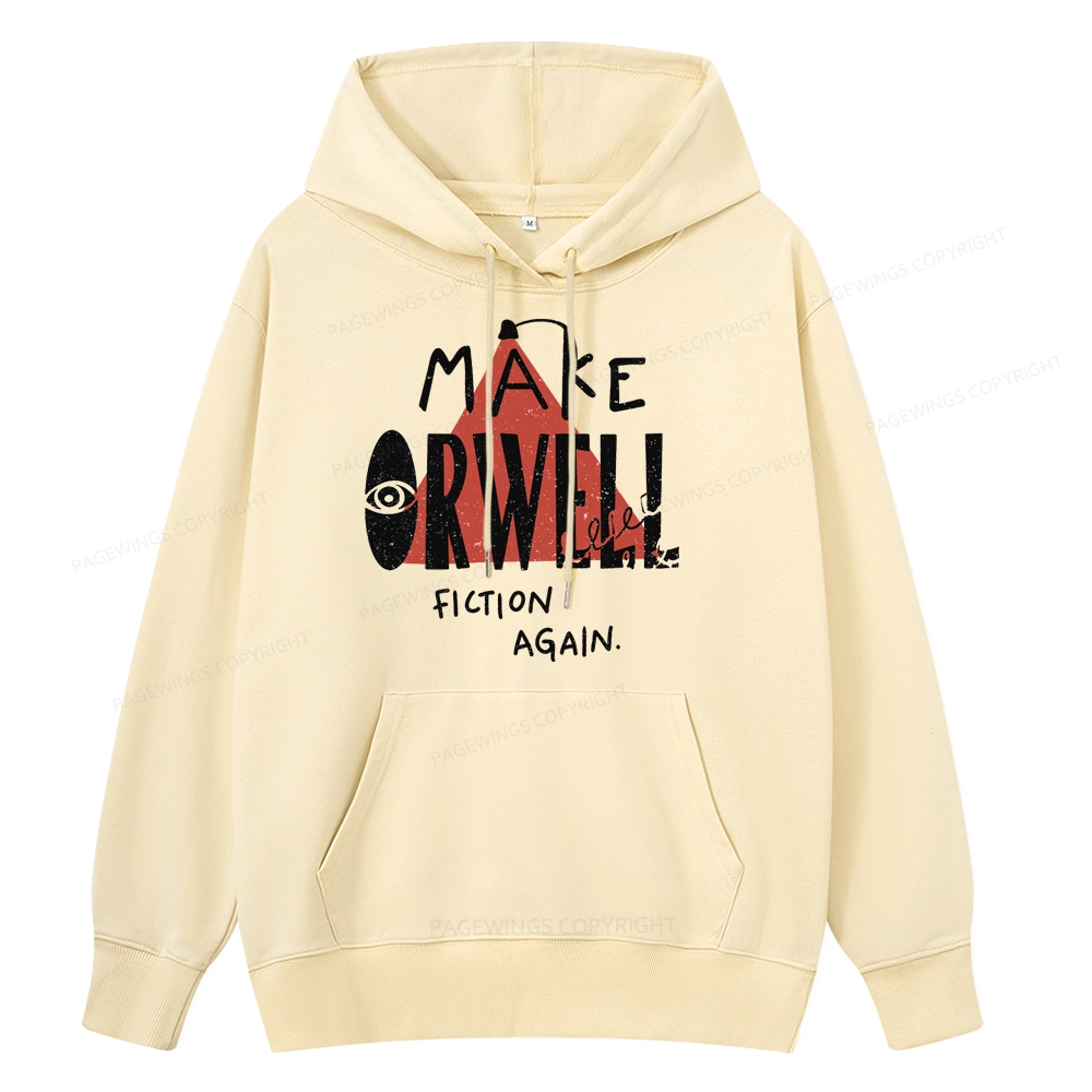 Pagewings Make Orwell Fiction Again Unisex Classic Hoodie