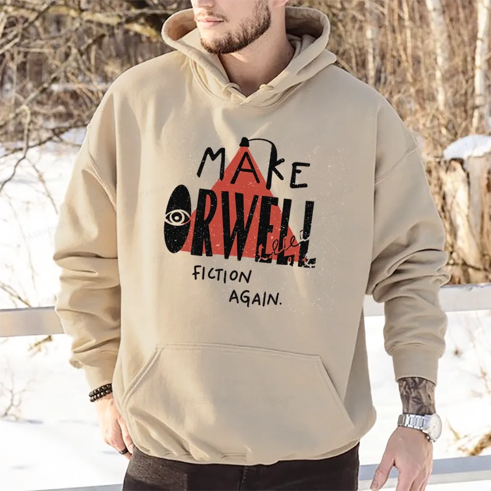 Pagewings Make Orwell Fiction Again Unisex Classic Hoodie