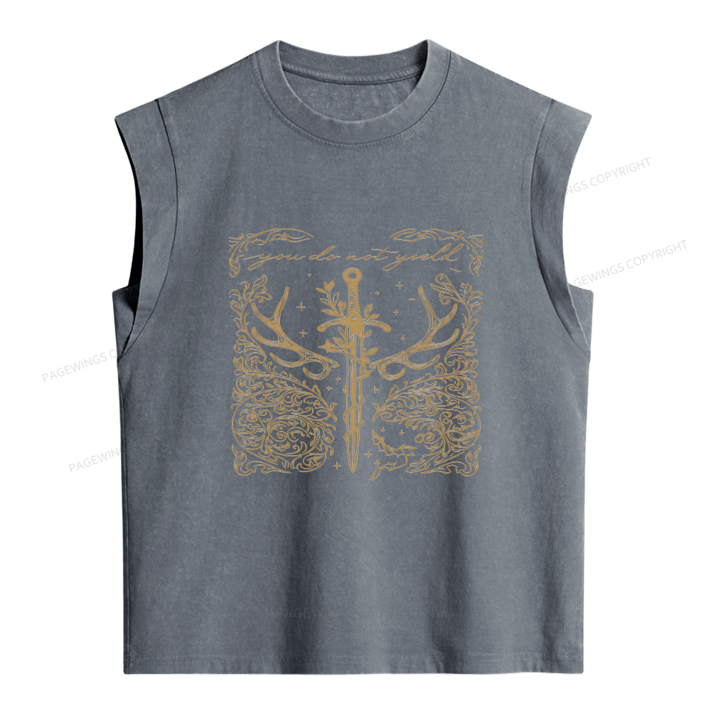 Pagewings You Do Not Yield Women's Washed Tank Top