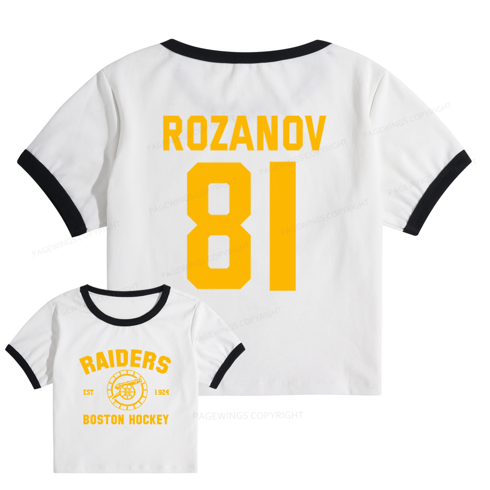 Pagewings Romance Novel Lover Baby Tee Cropped Ringer T-Shirt 