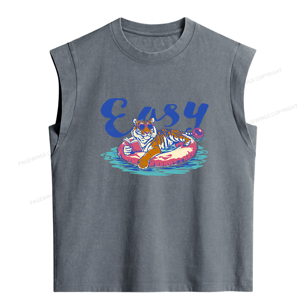 Pagewings Summer Reading Women's Washed Tank Top