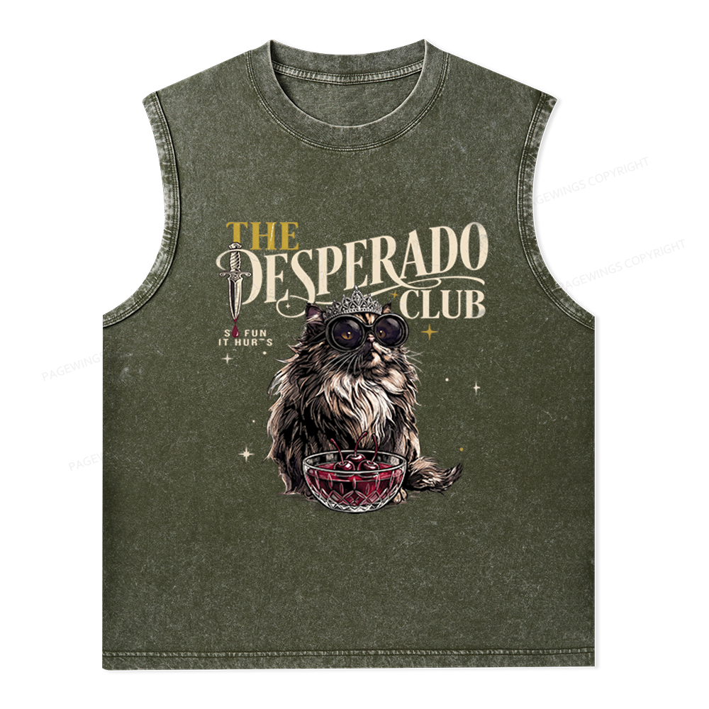 Pagewings Desperado Club Unisex Washed Tank Top