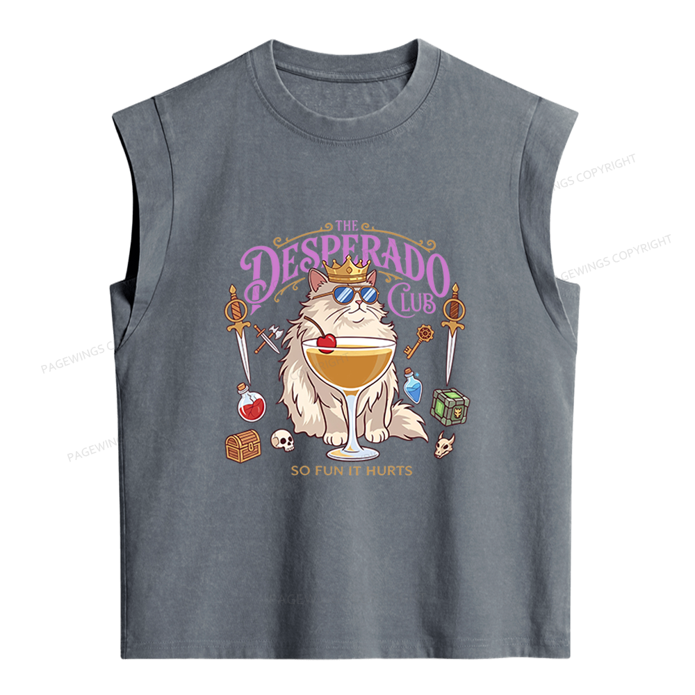Pagewings Desperado Club Women's Washed Tank Top