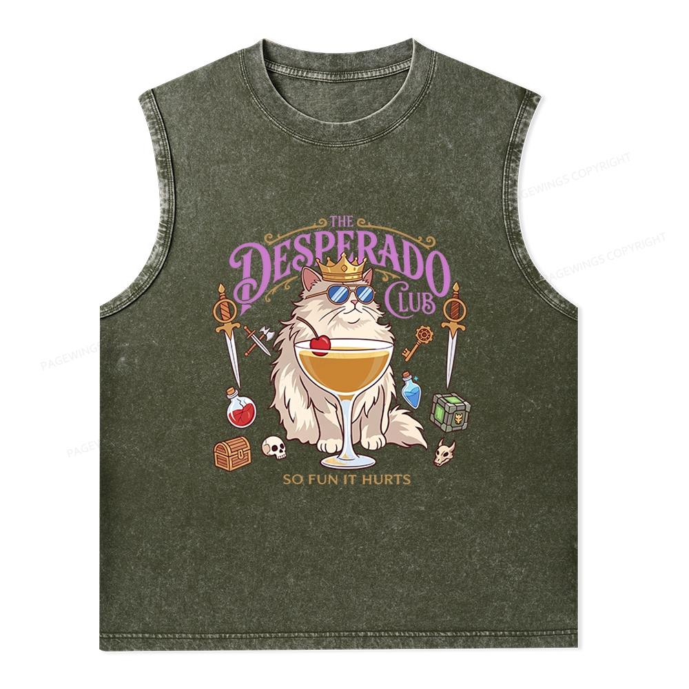 Pagewings Desperado Club Unisex Washed Tank Top