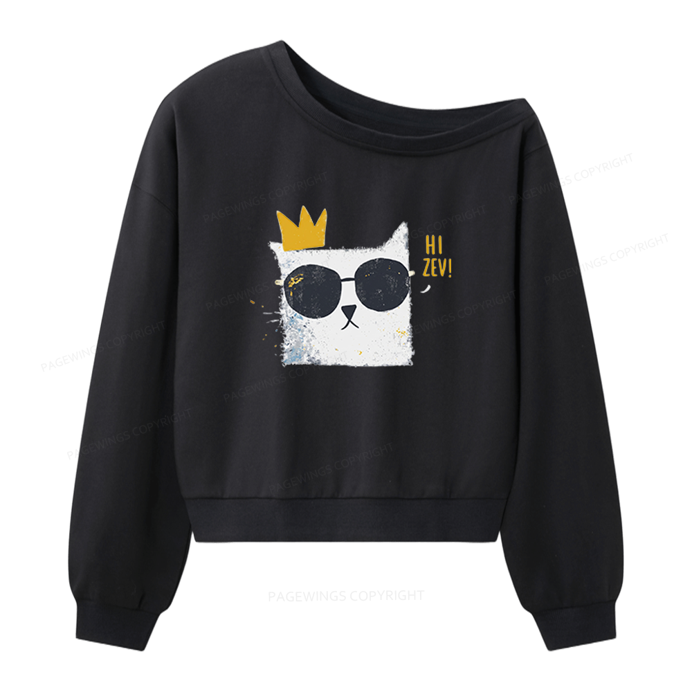 Pagewings Princess Donut Women Off Shoulder Sweatshirt