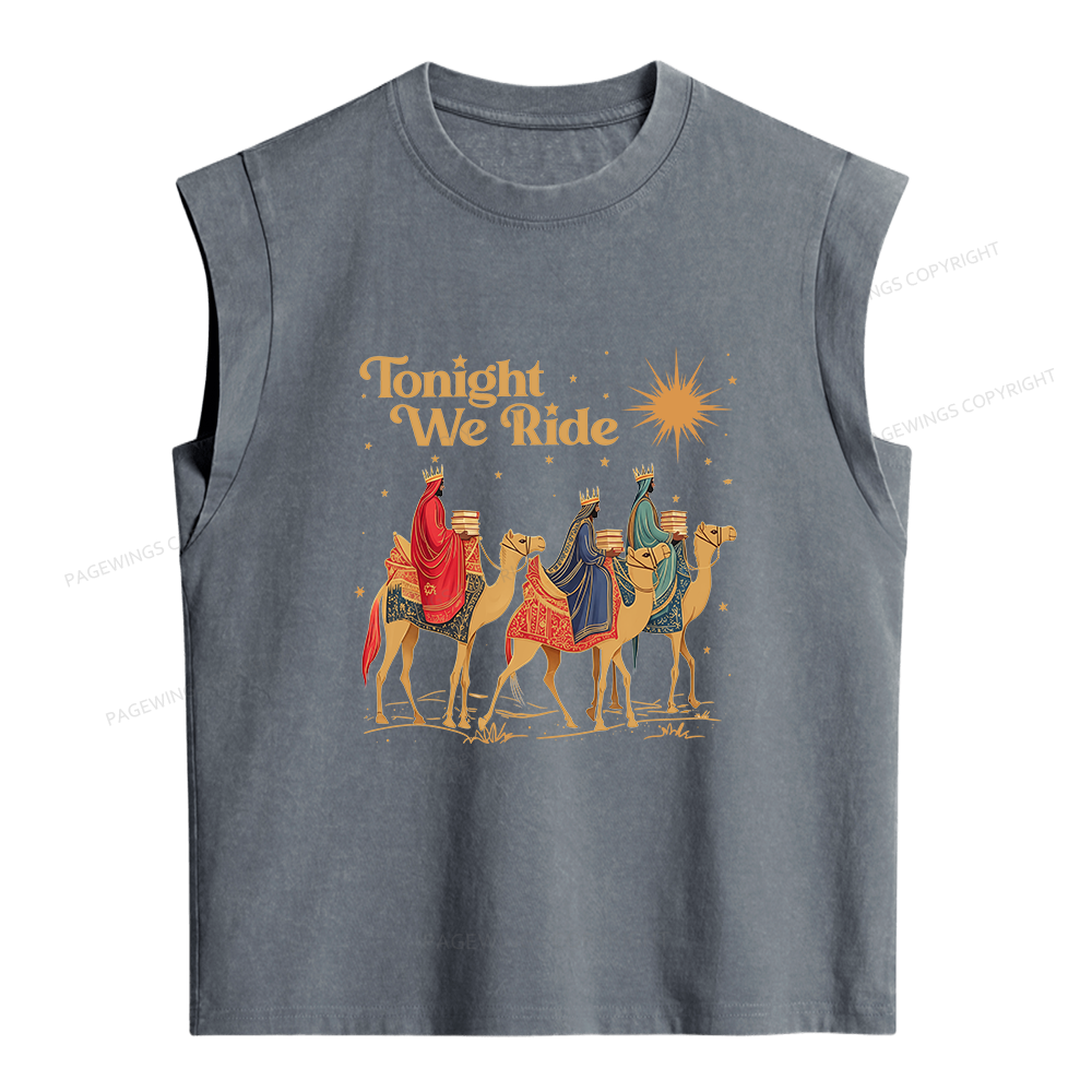Pagewings Tonight We Ride Women's Washed Tank Top