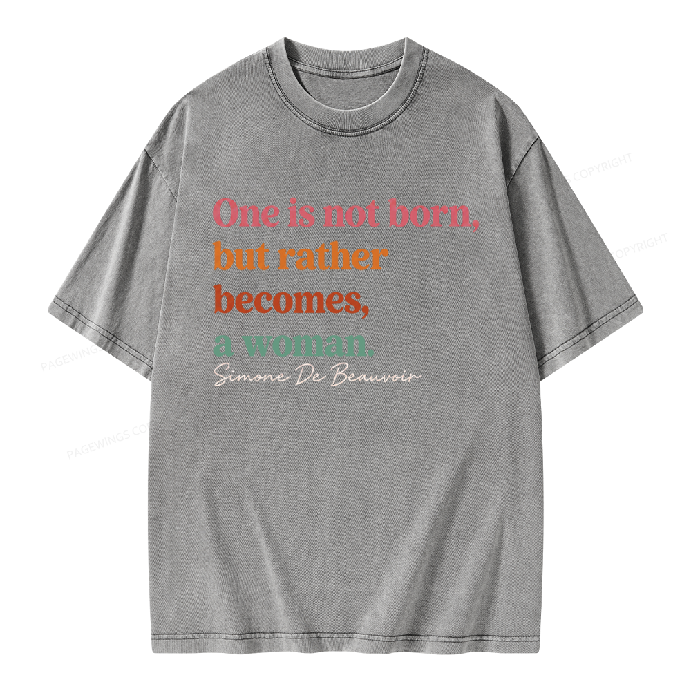 Pagewings Feminism Unisex Washed T-shirt