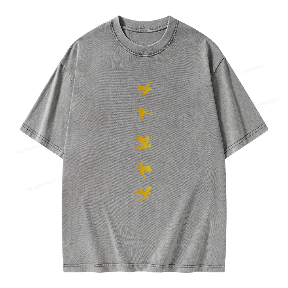Pagewings Fly Or Die Unisex Washed T-shirt