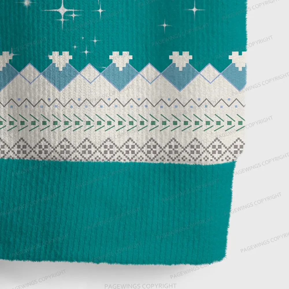 Pagewings You Had Me At Trigger Warnings Unisex V-Neck Ugly Knit Vest