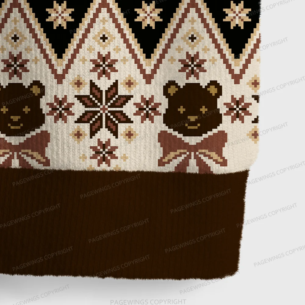 Pagewings Protect Public Education Unisex V-Neck Ugly Knit Vest