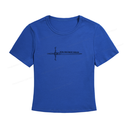 Pagewings You Do Not Yield Women's Baby Tee