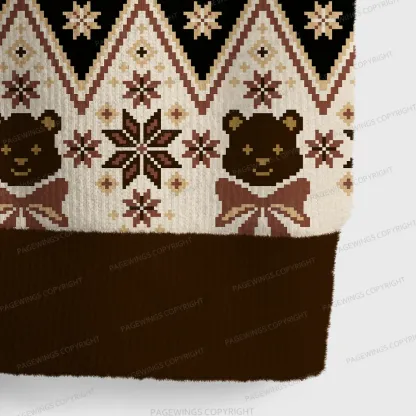 Pagewings Protect Public Education Unisex V-Neck Ugly Knit Vest