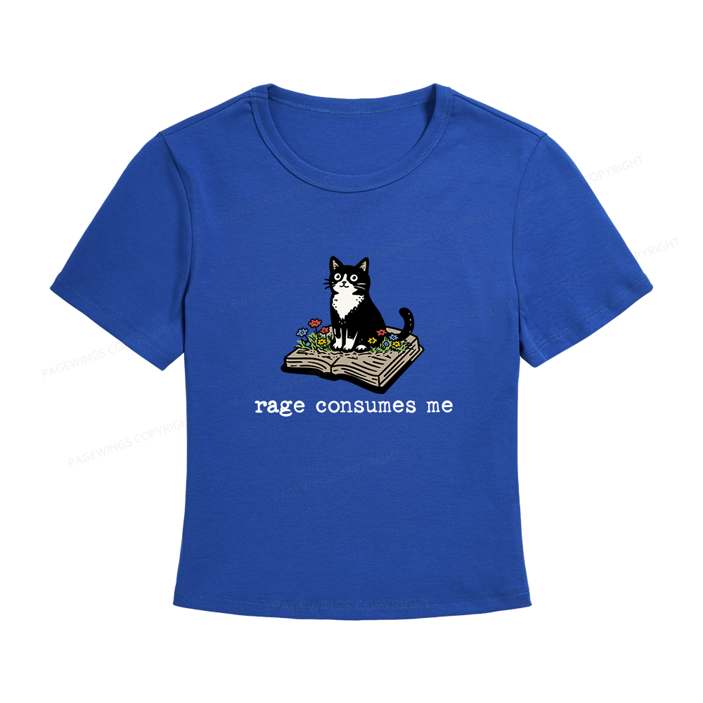 Pagewings Rage Consumes Me Women's Baby Tee