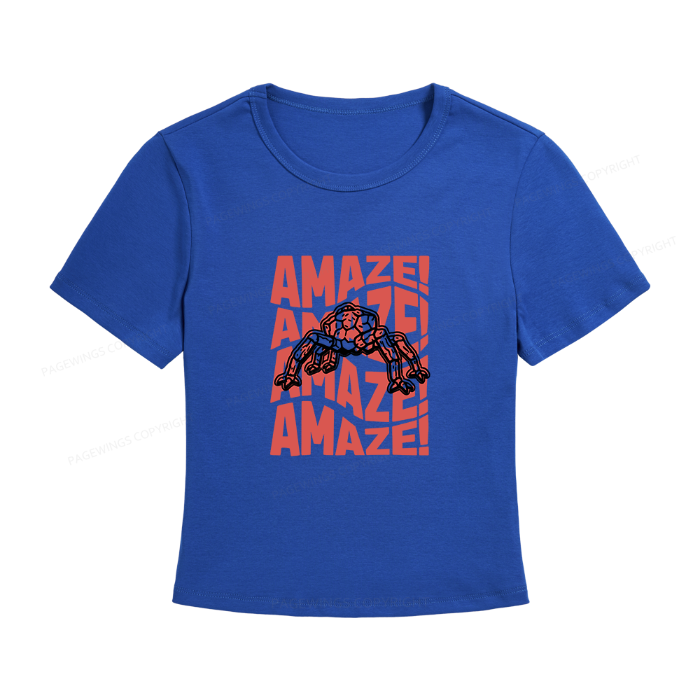 Pagewings Space Women's Baby Tee