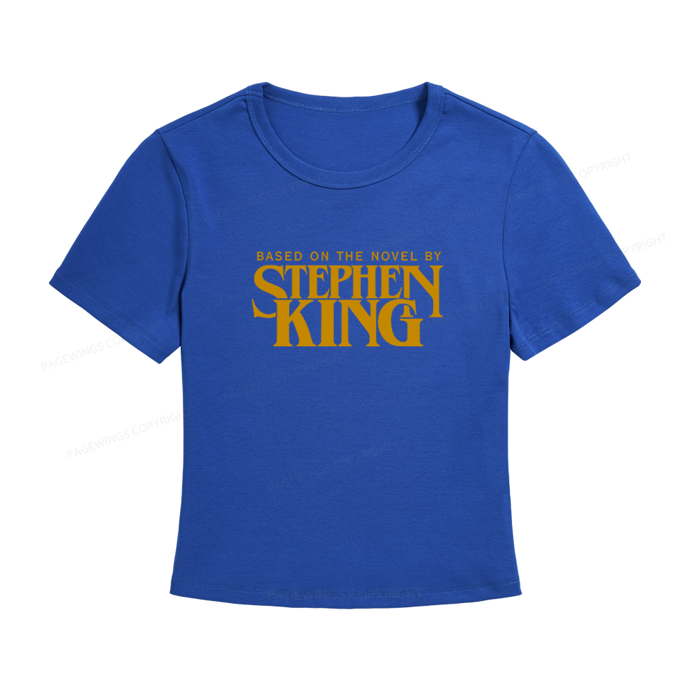 Pagewings Based On A Novel By Horror Writer Women's Baby Tee