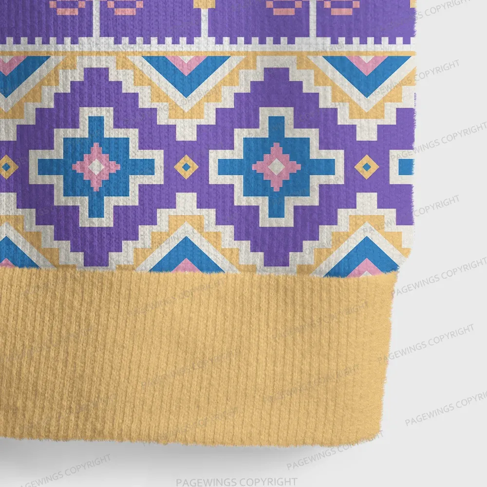 Pagewings Join The Midnight Readers Society Unisex V-Neck Ugly Knit Vest