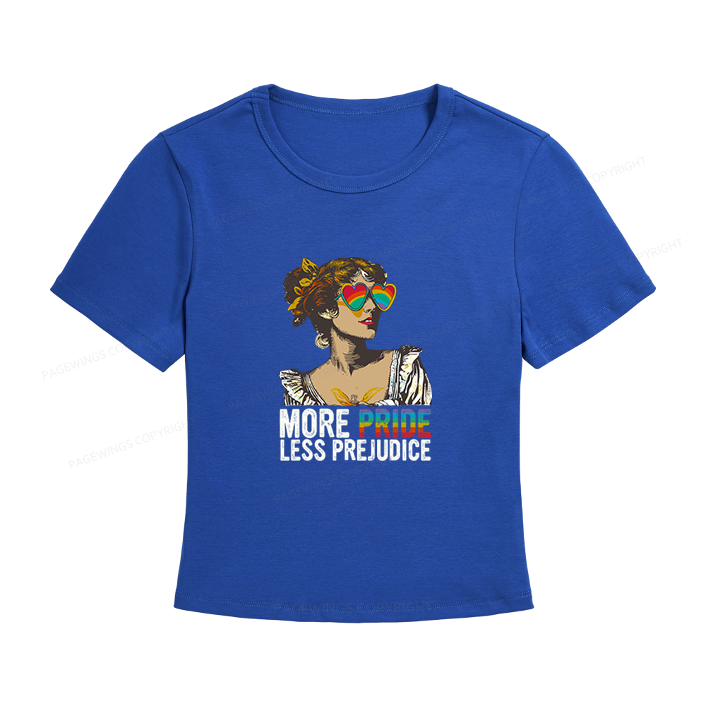 Pagewings More Pride Less Prejudice Women's Baby Tee