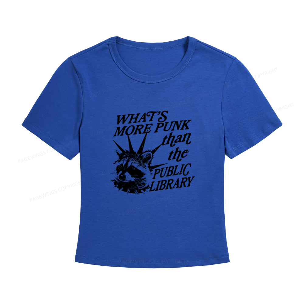 Pagewings What’s More Punk Than The Public Library Women's Baby Tee