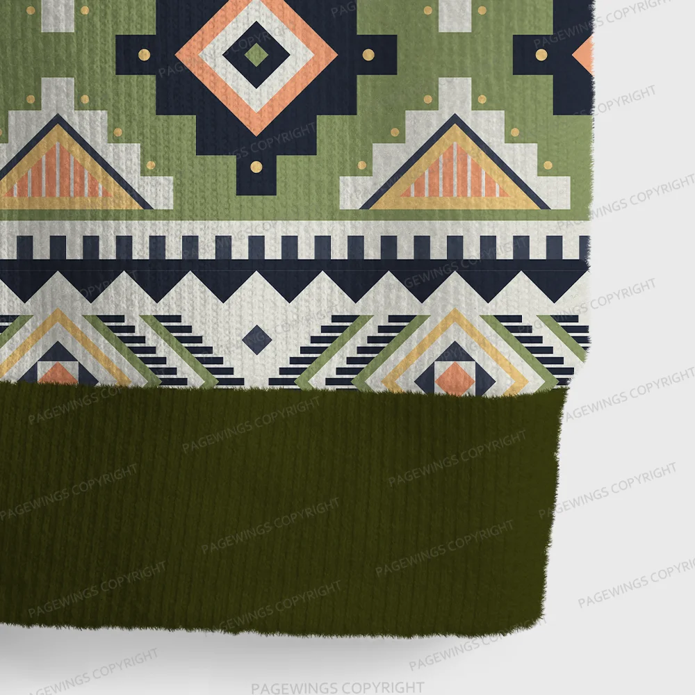 Pagewings To Whatever End Unisex V-Neck Ugly Knit Vest