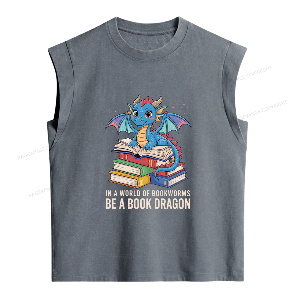Pagewings Bookworms Women's Washed Tank Top