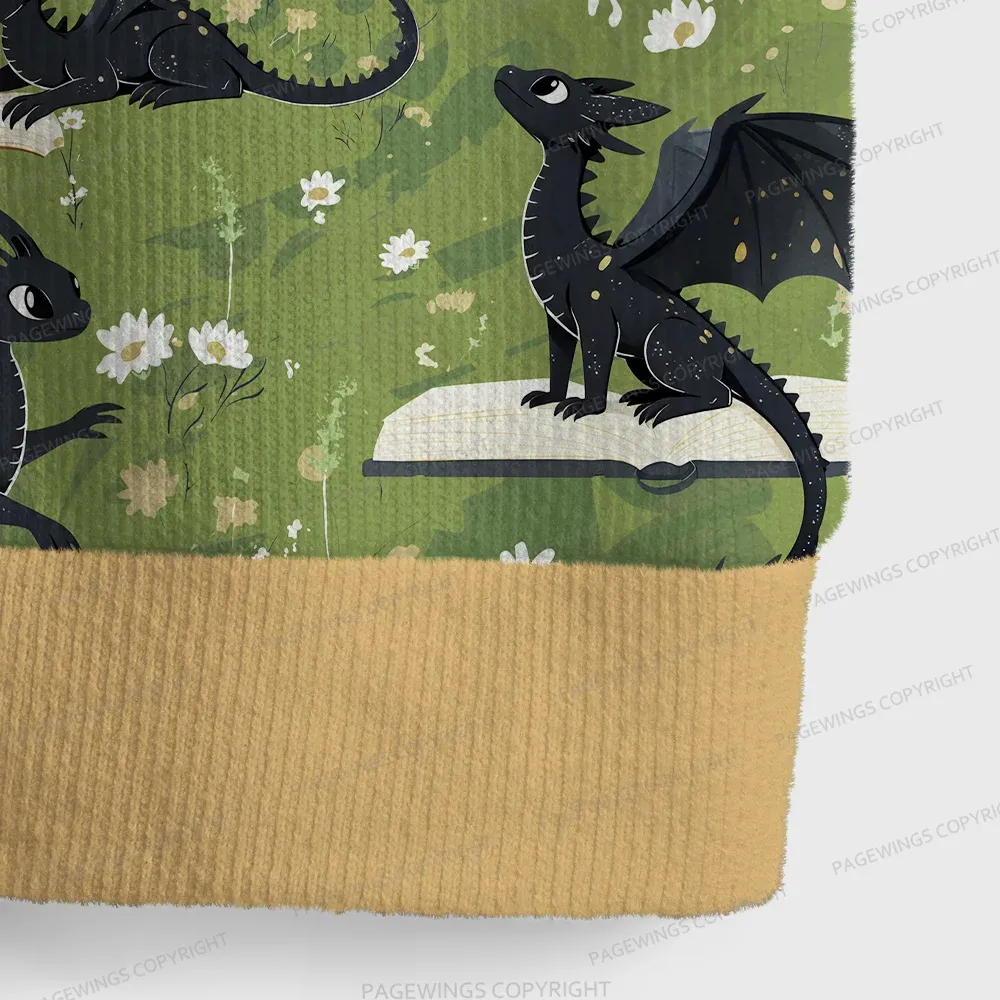 Pagewings Book Dragon Unisex V-Neck Ugly Knit Vest